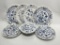(5E) BLUE AND WHITE PLATTERS AND COVERED VEGETABLE SERVING BOWL (PATTERN BLUE DANUBE, BLUE ONION,