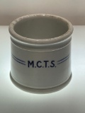 (8H) VINTAGE M.C.T.S. MAYER CHINA CROCK (3 3/4 INCH HEIGHT)