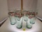 VINTAGE 1970 COCA COLA BELL HOLLY GLASSES - 6 TOTAL - NICE CONDITION
