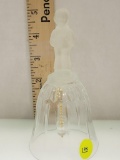 HUMMEL 1994 CRYSTAL BELL WITH FROSTED CHOIR BOY HANDLE - GOEBEL