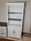 (OFF) ASPENHOME CARAWAY I248-332 DOOR BOOKCASE IN AGED IVORY. PRETTY NEVER GOES OUT OF STYLE! THE