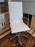 (OFF) STAY COMFORTABLE WHILE WORKING WITH OUR LUDLOW OFFICE CHAIR IN WHITE. THIS CHAIR COMBINES