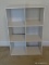 (MBED) WHITE 3 SHELF STORAGE SHELF - 24 IN X 12 IN X 36 IN, ITEM IS SOLD AS IS, WHERE IS, WITH NO
