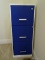 (bed1) metal 3 drawer file cabinet- 14 in x 18 in x 36 in, ITEM IS SOLD AS IS, WHERE IS, WITH NO