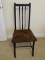 (OFFICE) METAL CHAIR- 19 IN X 20 IN X 40 IN, ITEM IS SOLD AS IS, WHERE IS, WITH NO GUARANTEE OR