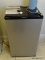 (LAUNDRY) FRIGIDAIRE COMPACT REFRIGERATOR- MODEL- FFPA33LZSM, INCLUDES MANUAL- 19 IN X 18 IN X 33