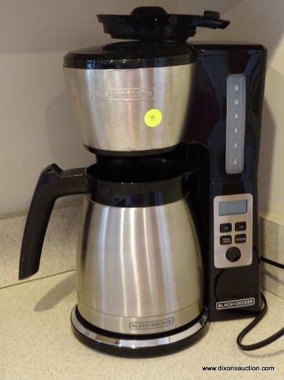 (KIT) BLACK AND DECKER COFFEE MAKER, ITEM IS SOLD AS IS, WHERE IS, WITH NO GUARANTEE OR WARRANTY. NO