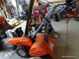(GARAGE) HUSQVARNA REAR TINE ROTARY TILLER WITH HONDA 160 ENGINE- MODEL DRT900H, ITEM IS SOLD AS IS,