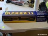 (GARAGE) BUSHNELL DUSK TO DAWN RIFLE SCOPE IN ORIGINAL BOX, ITEM IS SOLD AS IS, WHERE IS, WITH NO