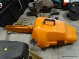 (GARAGE) STIHL CHAINSAW WITH CASE , ITEM IS SOLD AS IS, WHERE IS, WITH NO GUARANTEE OR WARRANTY. NO