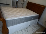(BED1) FULL SIZE ORIGINAL MATTRESS FACTORY ORTHOPEDIC FIRM MATTRESS AND BOX SPRING, PRACTICALLY