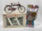 (11K) MINIATURE BICYCLE MODELS INCLUDING SENSATIONS 1952 COLUMBIA BIKE, ROADMASTER 1:20 SCALE LUXURY