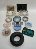(13M) VINTAGE ASH TRAY COLLECTION INCLUDING EL MORROCCO (WITH MATCHING MATCHBOOKS), CEASAR'S PALACE,