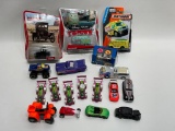 (14N) ASSORTED HOT WHEELS AND MATCHBOX CARS INCLUDING FILLMORE DISNEY CARS VW BUS, CARBONATER CAN