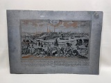 (15O) 'BEROLINUM BERLIN' ETCHING ON COPPER MEASURING 29 X 20 INCHES