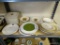 (R2) SHELF LOT OF ASSORTED ITEMS TO INCLUDE DINNER PLATES, DESSERT PLATES, SERVING PLATES, ETC. ITEM