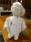 (R2) CLOTH CHEF STYLE DOLL. MEASURES APPROXIMATELY 23 IN TALL. ITEM IS SOLD AS IS WHERE IS WITH NO