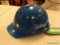 (R2) THALHIMERS BLUE HARD HAT WITH ORIGINAL DECAL. ITEM IS SOLD AS IS WHERE IS WITH NO GUARANTEE OR