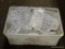 (R2) TUB FILLED WITH ASSORTED SIZE ARTIFICIAL ICE BLOCK DISPLAYS. ITEM IS SOLD AS IS WHERE IS WITH