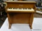 (R2) JAYMAR MINIATURE PIANO. MEASURES 20 IN X 10 IN X 20 IN. ITEM IS SOLD AS IS WHERE IS WITH NO