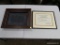 (R2) 2 PIECE FRAME LOT. INCLUDES A BLACK FRAME AND A MAHOGANY FRAME. ITEM IS SOLD AS IS WHERE IS