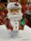 (R2) KURT ADLER FABRICHE SANTA BUST. MEASURES 18 IN TALL. IS A LIMITED EDITION. ITEM IS SOLD AS IS