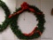 (R3) 5 FT IN DIA CHRISTMAS WREATH WITH BOW. ITEM IS SOLD AS IS WHERE IS WITH NO GUARANTEE OR