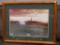 (R3) FRAMED PHOTOGRAPH OF A GOLF COURSE WITH A LIGHTHOUSE IN THE BACKGROUND BY BRIAN D. MORGAN. IS