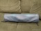 (R3) OAKWORKS BLUE MASSAGE BOLSTER. HAS SOME MINOR WEAR. ITEM IS SOLD AS IS WHERE IS WITH NO