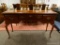 (R3) MAHOGANY QUEEN ANNE SIDEBOARD FROM THE AMERICAN CRAFTSMAN COLLECTION BY STANLEY WITH BRASS