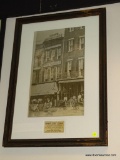 (R3) WOODWARD, LUTHROP, AND COCHRANE BOSTON DRY GOODS HOUSE FRAMED PRINT. MEASURES 18 IN X 30 IN.