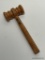 (7G) SOLID MAPLE GAVEL, 12 INCH, INSCRIBED WITH PERMANENT MARKER