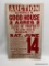 (9I) HORNEY BROTHERS AUCTION SALE BILL (22