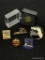 (9I BOX) LAPEL PIN COLLECTION INCLUDING NATIONAL AUCTIONEERS ASSOCIATION, MICHIGAN, VIRGINIA,