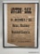 (2B) 1904 AUCTION SALE BILL, JAKOB ALBRECHT AUCTIONEER, MARION. DOCUMENT MEASURES 9