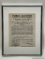 (2B) L. THOMPSON'S AUCTION GALLERY, PUBLIC AUCTION OF PENNSYLVANIA DUTCH FURNITURE, 1949,