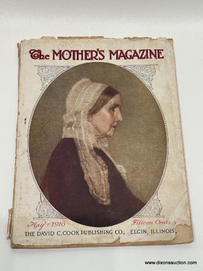 (1A) MAY 1916 EDITION OF MOTHERS MAGAZINE FEATURING AUCTIONEER STORY TITLED HOWARD GORDES,