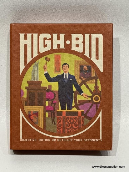 (1A) HIGH BID AUCTION GAME COPYRIGHT 1970 BY THE 3M COMPANY, EXCELLENT CONDITION