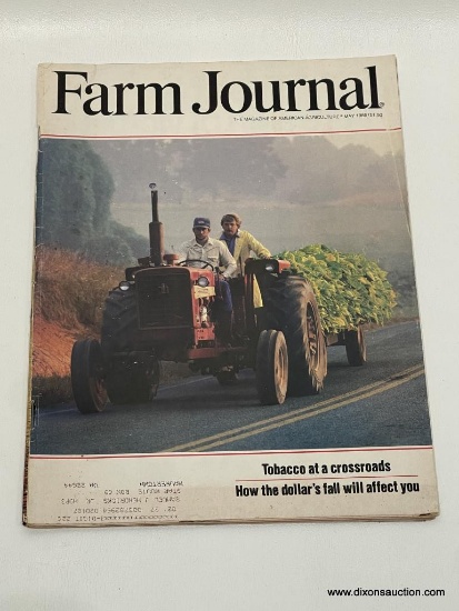 (1A) FARM JOURNAL MAGAZINE MAY 1985, FEATURING COVER STORY TITLED 'TOBACCO AT A CROSSROADS'