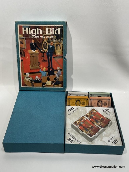 (1A) HIGH-BID THE AUCTION GAME COPYRIGHT 1965 BY MINNESOTA MINING AND MANUFACTURING COMPANY