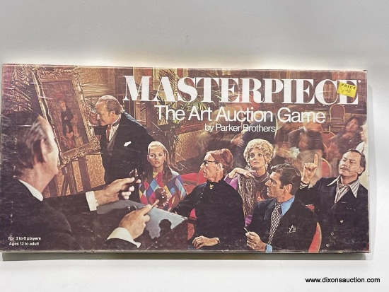 (1A) PARKER BROTHERS MASTERPIECE THE ART AUCTION GAME (COMPLETE)