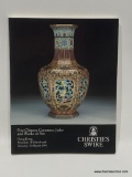 (3C) CHRISTIE'S SWIRE MARCH 1991 FINE CHINESE CERAMICS, JADES, AND WORKS OF ART AUCTION CATALOG,