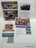 (4D) COLLECTION OF AUCTION FLYERS FROM GRINDSTAFF AUCTIONS, RICHMOND, VIRGINIA