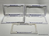 (1A) NATIONAL AUCTIONEERS ASSOCIATION PLASTIC LICENSE PLATE FRAMES