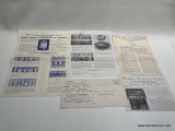 (7G CRATE) ASSORTED 1940S AUCTION AND ANTIQUE SALE ADS INCLUDING H.R. NOWLEN'S ANNUAL PUBLIC