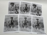 (7G CRATE) DAVID BROWNING THE MAYBERRY DEPUTY AUTHOGRAPHED SIGNATURE SHEETS