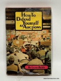 (8H) BOOK: HOW TO DEFEND YOURSELF AT AUCTIONS, BY LEONA RUBIN, DUST COVER CONDITION ISSUES, 1972