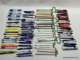 (9I) COLLECTION OF AUCTIONEER AND AUCTION COMPANY PROMOTIONAL PENS, CONTEMPORARY, 20TH CENTURY