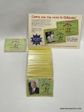 (9I) NEARLY COMPLETE SET 2006 AUCTION ALL-STARS TRADING CARDS WITH ORIGINAL ADVERTISING BROCHURE,