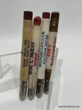 (9I BOX) AUCTION AND GAVEL ADVERTISING BULLET PENCIL COLLECTION